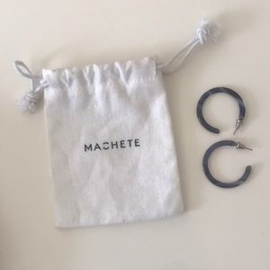 Machete earrings